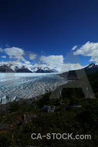 Snow glacier grey chile landscape.