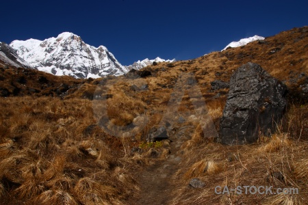 Snowcap south asia sky rock snow.