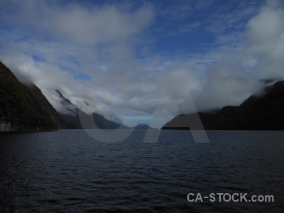 Sound new zealand cloud sky fiordland.