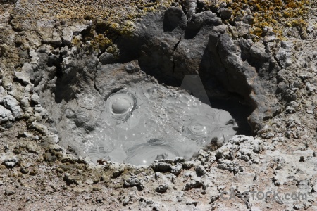 South america altitude rock geyser andes.