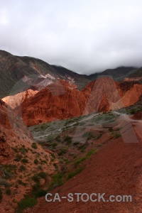 South america argentina cloud purmamarca landscape.