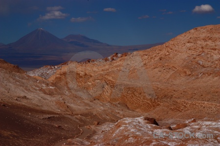 South america chile valley of the moon licancabur juriques.