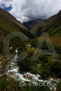 South america cloud rio cusichaca andes sky.