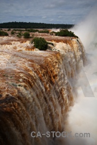 South america waterfall spray brazil iguassu falls.