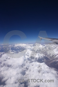 South asia cloud airplane sky everest.