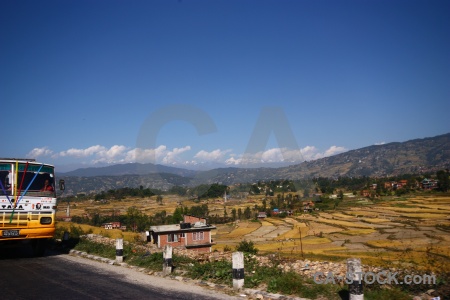 South asia sky field nepal cloud.