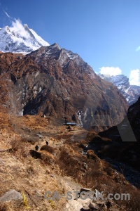 South asia snowcap himalayan landscape sky.