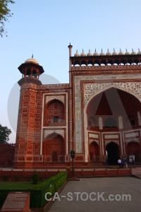 South asia taj mahal marble ustad ahmad lahauri building.