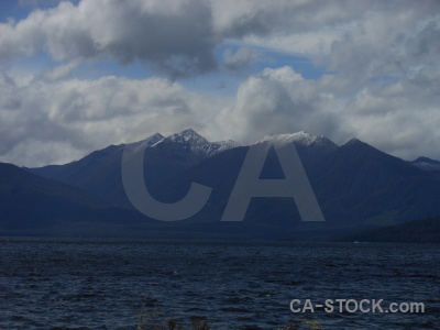 South island snowcap lake new zealand water.
