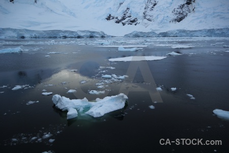 South pole antarctica cruise channel adelaide island antarctic peninsula.