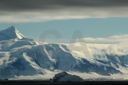 South pole day 6 sky adelaide island landscape.