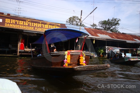 Southeast asia canal ton khem market floating.