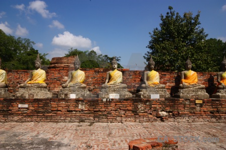 Southeast asia cloud buddha unesco brick.