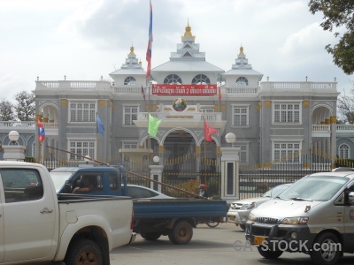 Southeast asia cloud building vehicle laos.