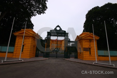 Southeast asia hanoi vietnam sky presidential palace.