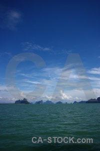 Southeast asia sea sky island cloud.