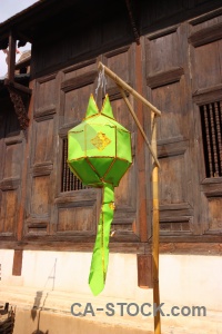 Southeast asia wat phantao buddhist temple chiang mai.