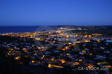 Spain blue javea europe light.