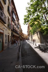 Spain europe person road sky.