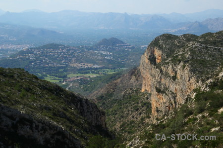 Spain europe rock javea montgo climb.