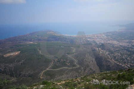 Spain javea montgo climb la plana coast.