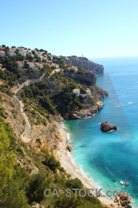 Spain mirador challenge ambolo sea sky.