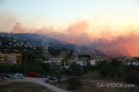 Spain montgo fire smoke europe javea.