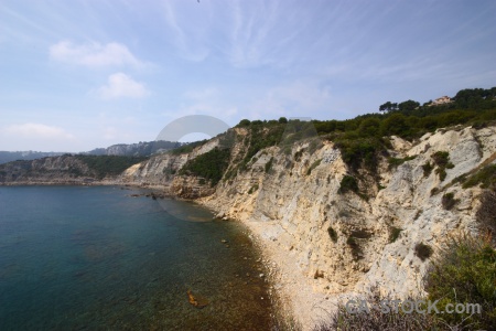 Spain nature cloud tree cliff.