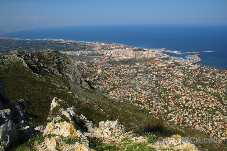 Spain rock montgo climb javea europe.