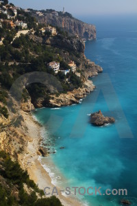 Spain sea javea ambolo cyan.