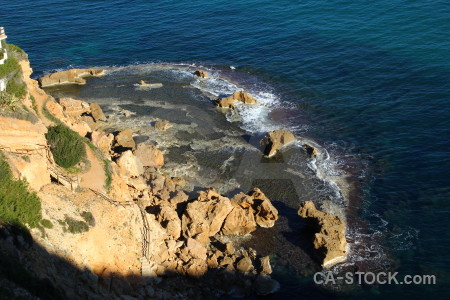 Spain sky javea rock blue.