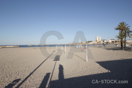 Spain sky sand europe shadow.