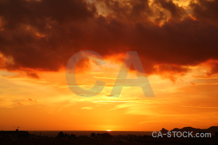 Spain sky sunset javea cloud.