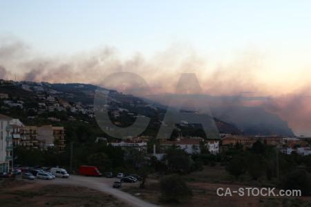 Spain smoke javea montgo fire europe.