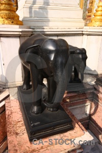 Statue ornate temple of the emerald buddha southeast asia buddhist.