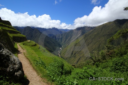 Stone altitude inca south america willkanuta river.