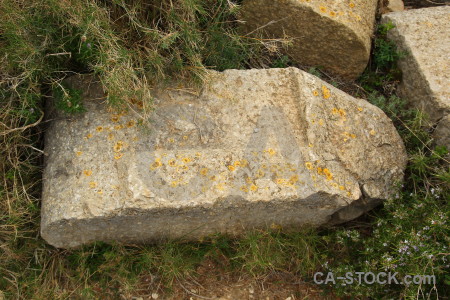 Stone texture rock green.