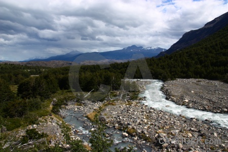 Stone trek sky patagonia chile.