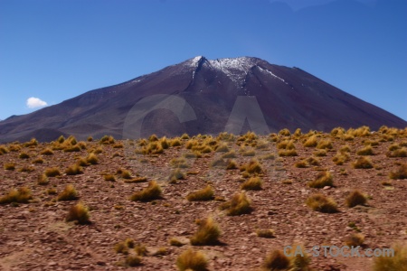 Stratovolcano atacama desert sky bush volcano.