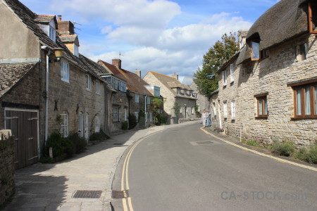 Street house building village.