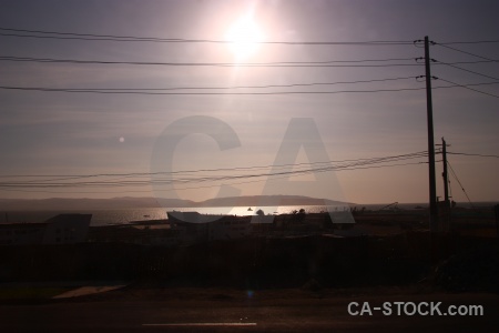 Sun peru cloud paracas sky.