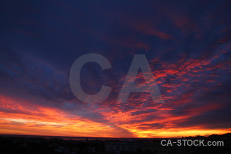 Sunrise cloud javea spain sunset.