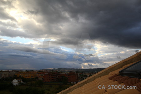 Sunrise cloud sky spain europe.