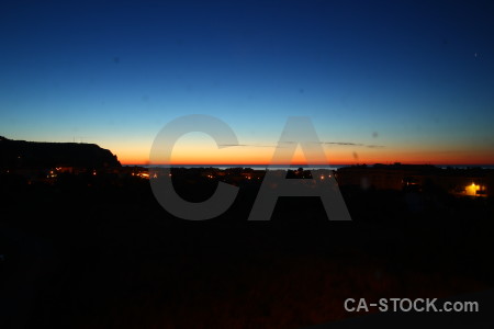 Sunrise sky black mirador challenge sunset.