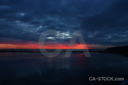 Sunrise sky blue cloud sunset.