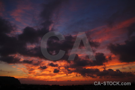 Sunrise spain cloud europe sunset.