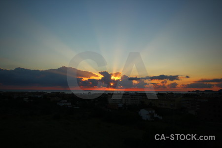 Sunrise spain europe sunset javea.