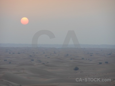 Sunset dune sand sun desert.