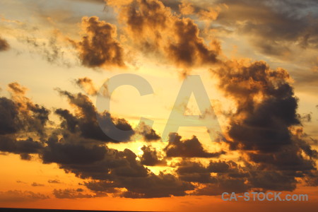 Sunset orange sunrise spain europe.