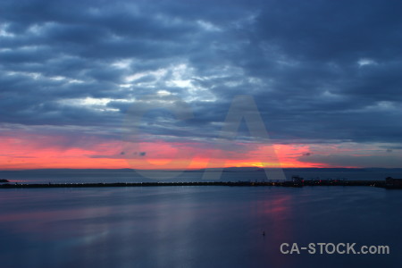 Sunset sky cloud blue sunrise.